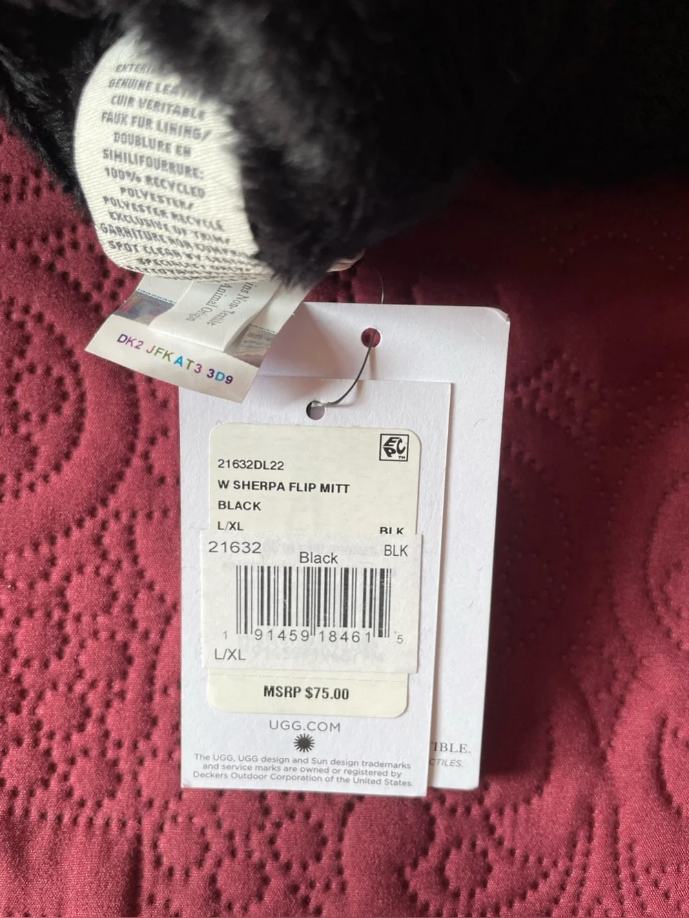 UGG Sherpa Fleece Flip Mittens